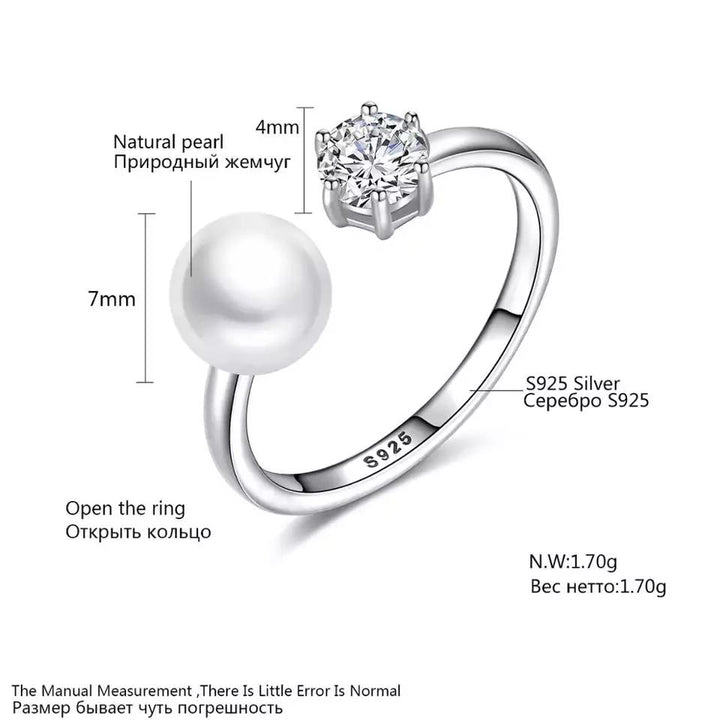 Radiate Elegance with Natural Freshwater Pearl Rings